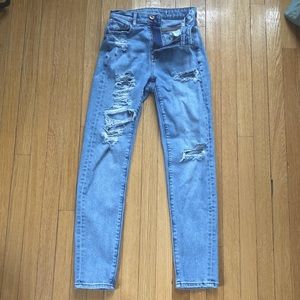 American Eagle Ripped Mom Jeans